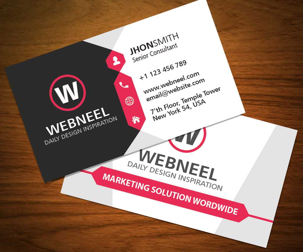 32 Modern Business Card Template Free Download Throughout Download Visiting Card Templates