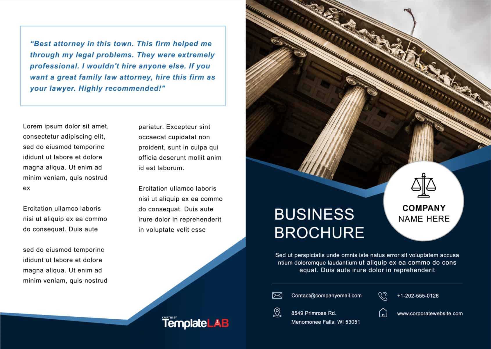 33 Free Brochure Templates (Word + Pdf) ᐅ Templatelab Throughout Engineering Brochure Templates Free Download