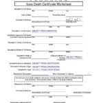 37 Blank Death Certificate Templates [100% Free] ᐅ Templatelab With Fake Death Certificate Template