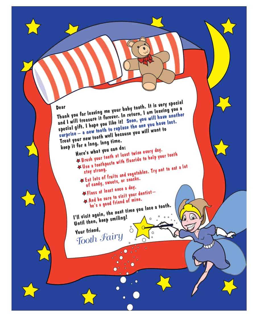 37 Tooth Fairy Certificates & Letter Templates – Printable For Free Tooth Fairy Certificate Template