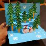 3D Christmas Pop Up Card | How To Make A 3D Pop Up Christmas Greeting Card  Diy Tutorial Regarding 3D Christmas Tree Card Template