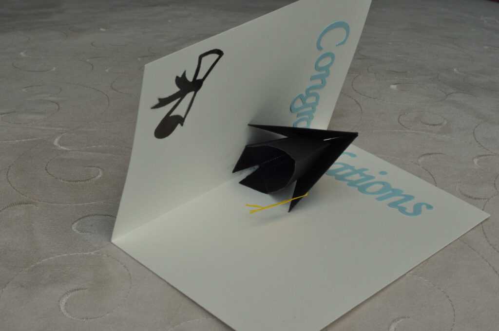 Graduation Pop Up Card Template