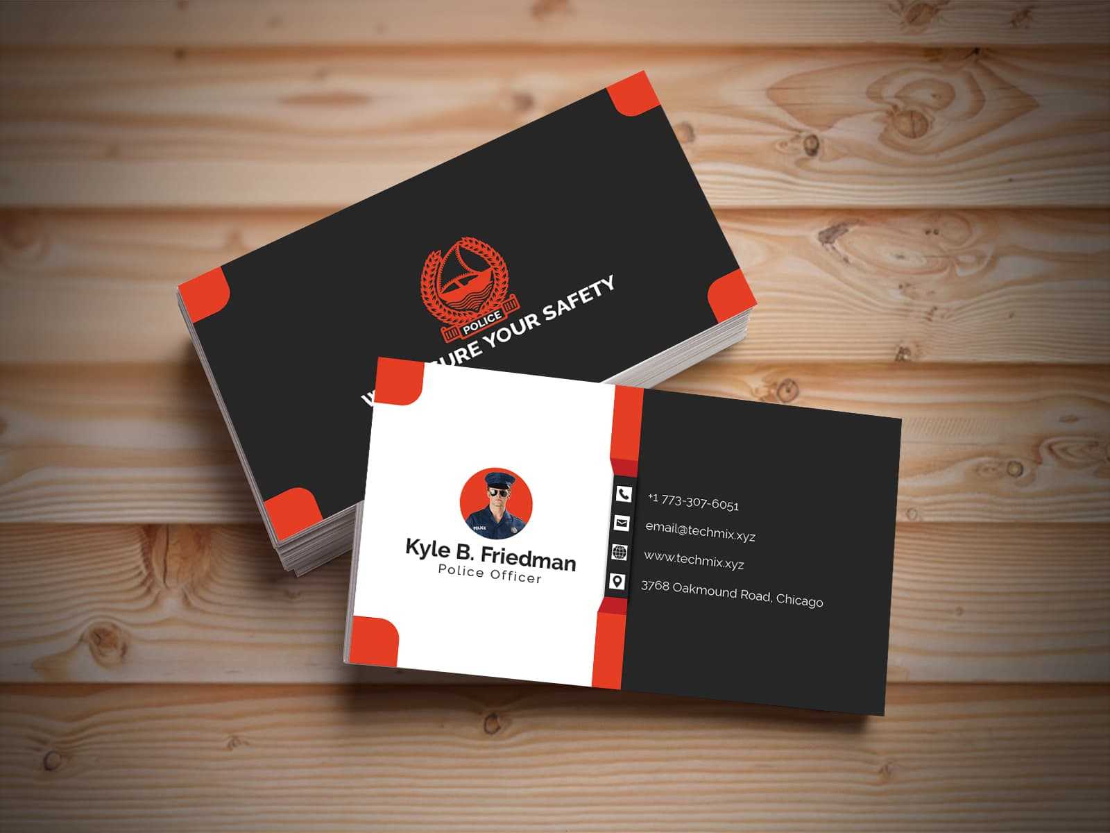 3D Police Business Card Design Template With Regard To Lawyer Business Cards Templates