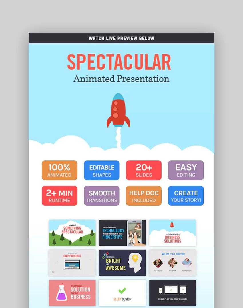 40+ Best Free & Premium Animated Powerpoint Templates With For Powerpoint Presentation Animation Templates