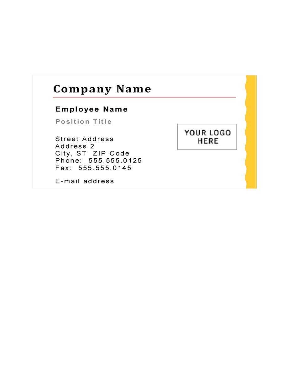 40+ Free Business Card Templates ᐅ Templatelab Inside Generic Business Card Template