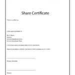 40+ Free Stock Certificate Templates (Word, Pdf) ᐅ Templatelab in Shareholding Certificate Template