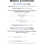 40+ Free Stock Certificate Templates (Word, Pdf) ᐅ Templatelab throughout Share Certificate Template Pdf