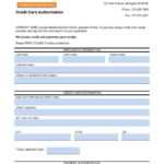 41 Credit Card Authorization Forms Templates {Ready To Use} Inside Credit Card Payment Plan Template