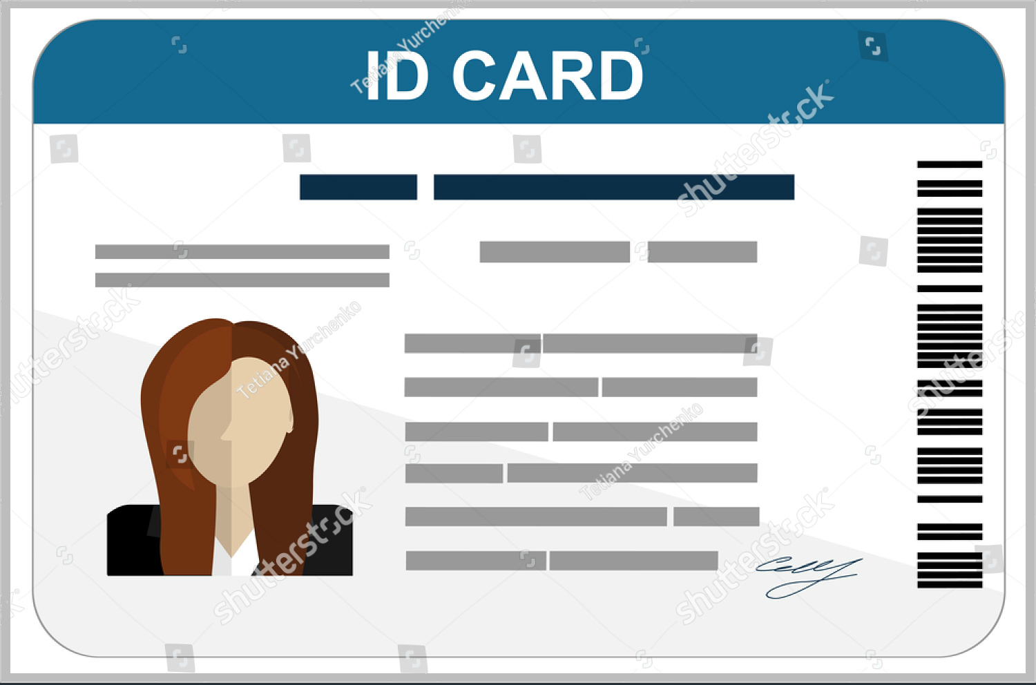 43+ Professional Id Card Designs – Psd, Eps, Ai, Word | Free Pertaining To Id Card Template For Kids