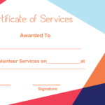 5+ Free Printable Certificate Of Service Templates | How To Wiki Intended For Certificate Of Service Template Free