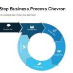 5 Step Business Process Chevron Diagram Template | Chevron With Regard To Powerpoint Chevron Template