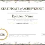 50 Free Creative Blank Certificate Templates In Psd Regarding Employee Anniversary Certificate Template