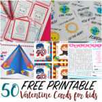 50 Printable Valentine Cards For Kids Pertaining To Valentine Card Template For Kids