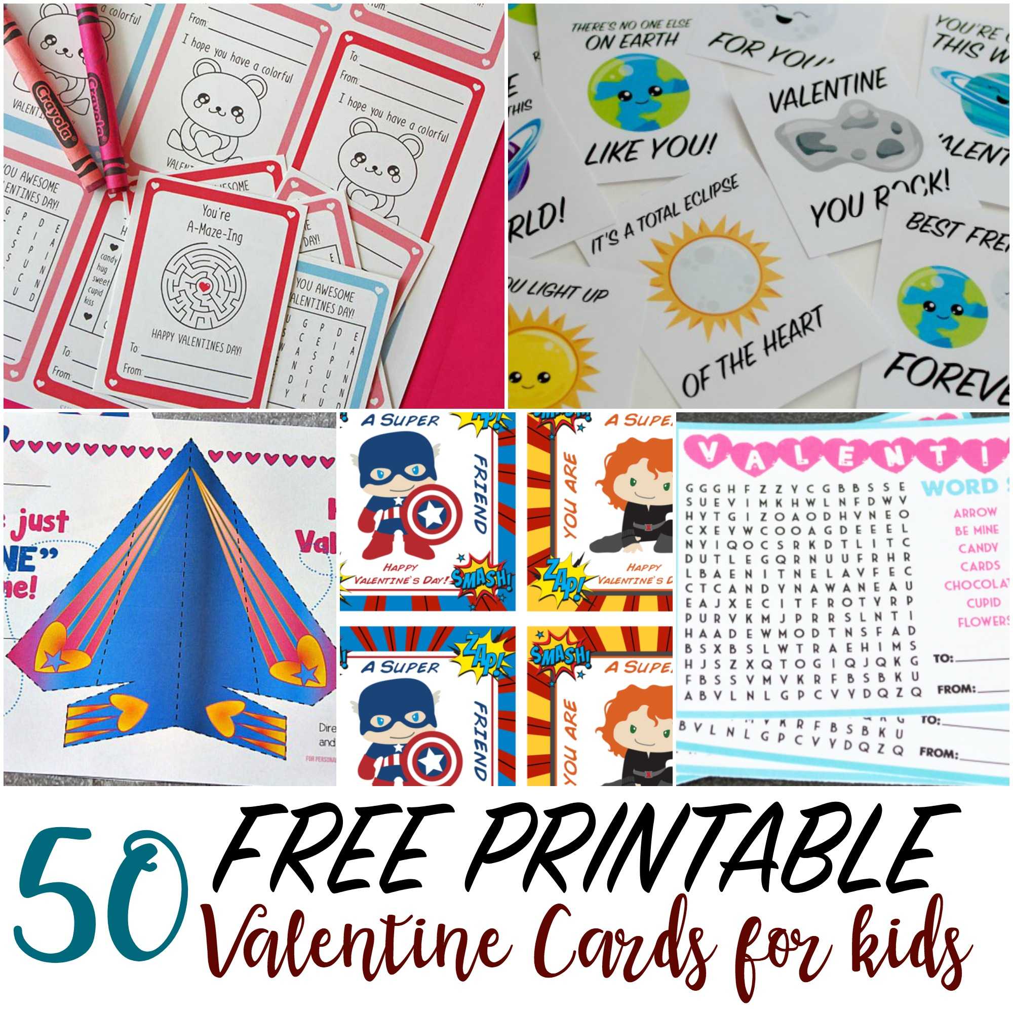 50 Printable Valentine Cards For Kids Pertaining To Valentine Card Template For Kids