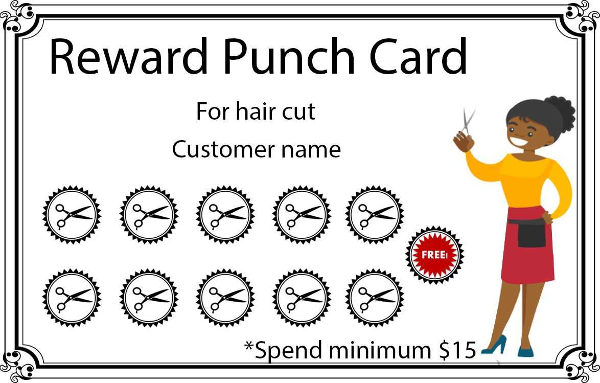 50 Punch Card Templates For Every Business Boost Throughout Reward Punch Card Template