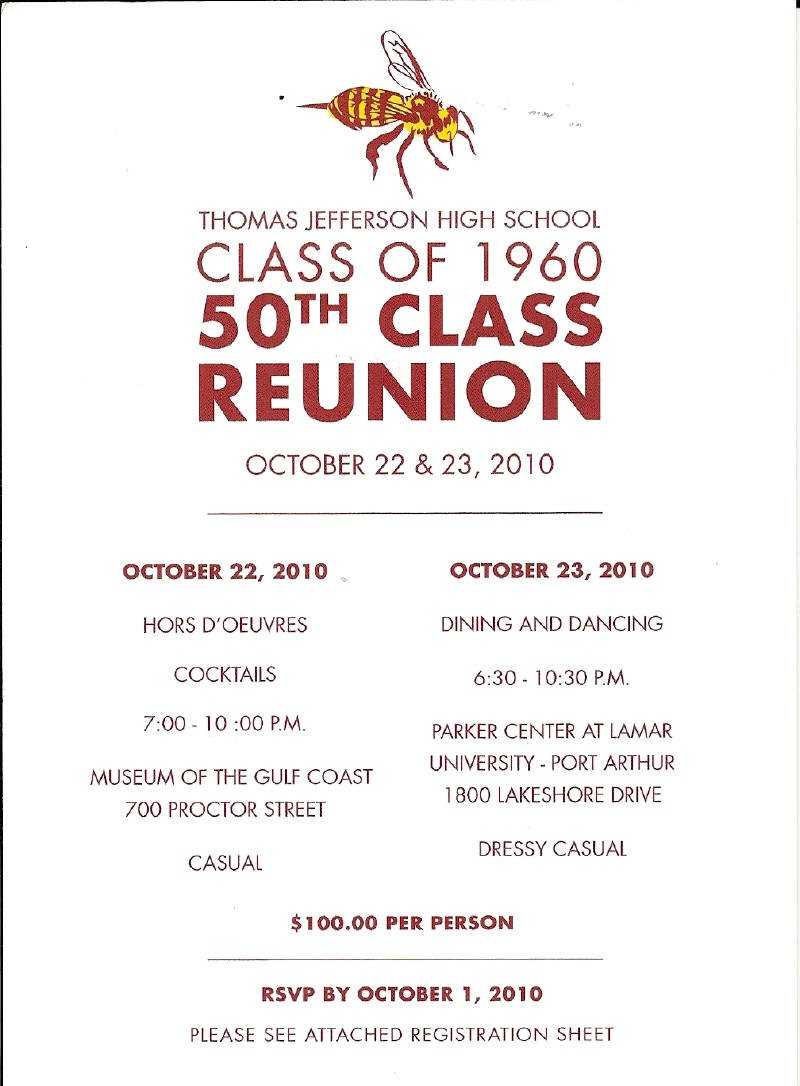 50Th Class Reunion Invitations In Reunion Invitation Card Templates