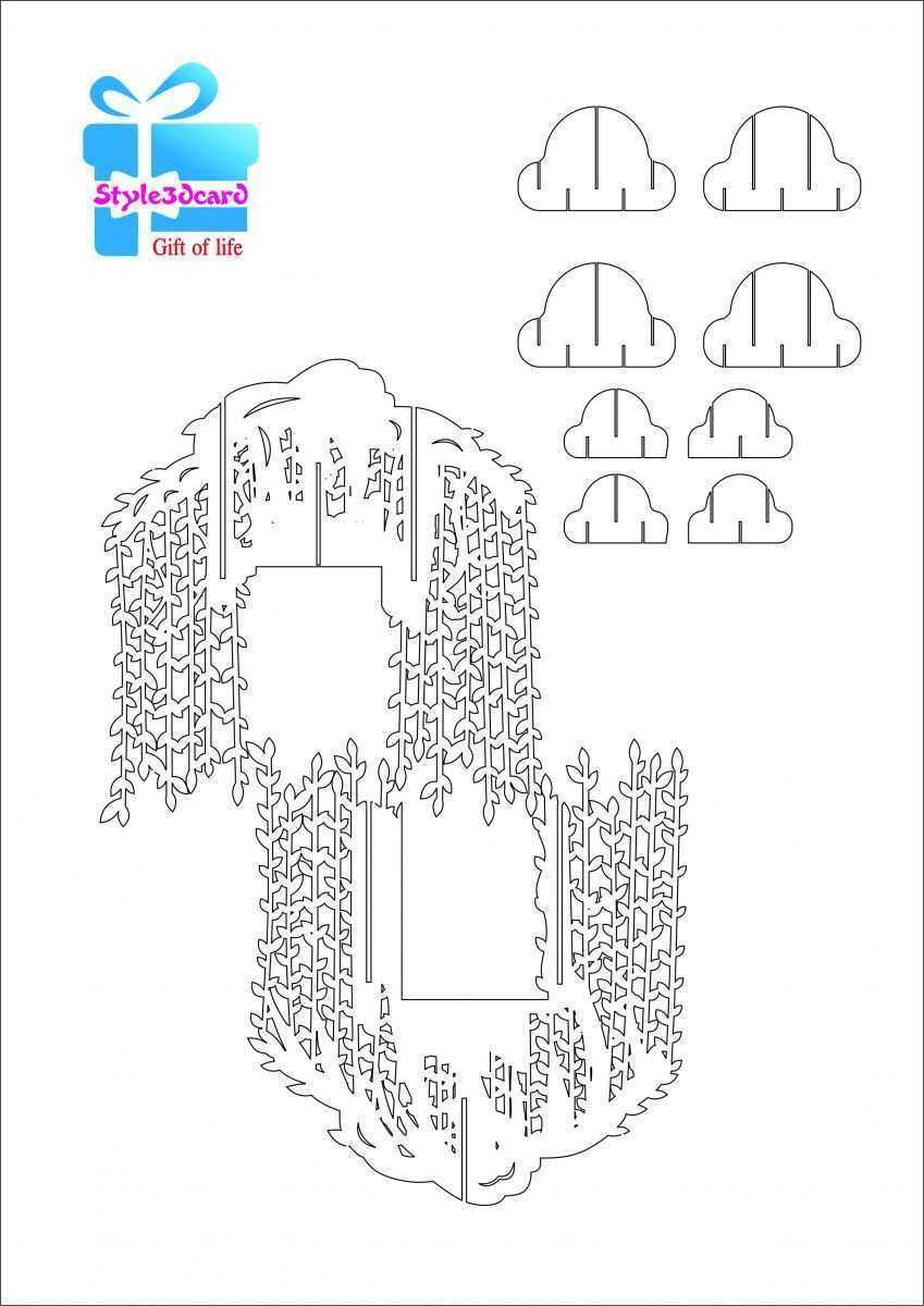 51 Free Pop Up Card Templates Tree Download For Pop Up Card In Free Pop Up Card Templates Download