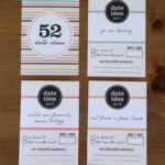 52 Date Night Ideas Printable Cards + Gift Box With 52 Reasons Why I Love You Cards Templates