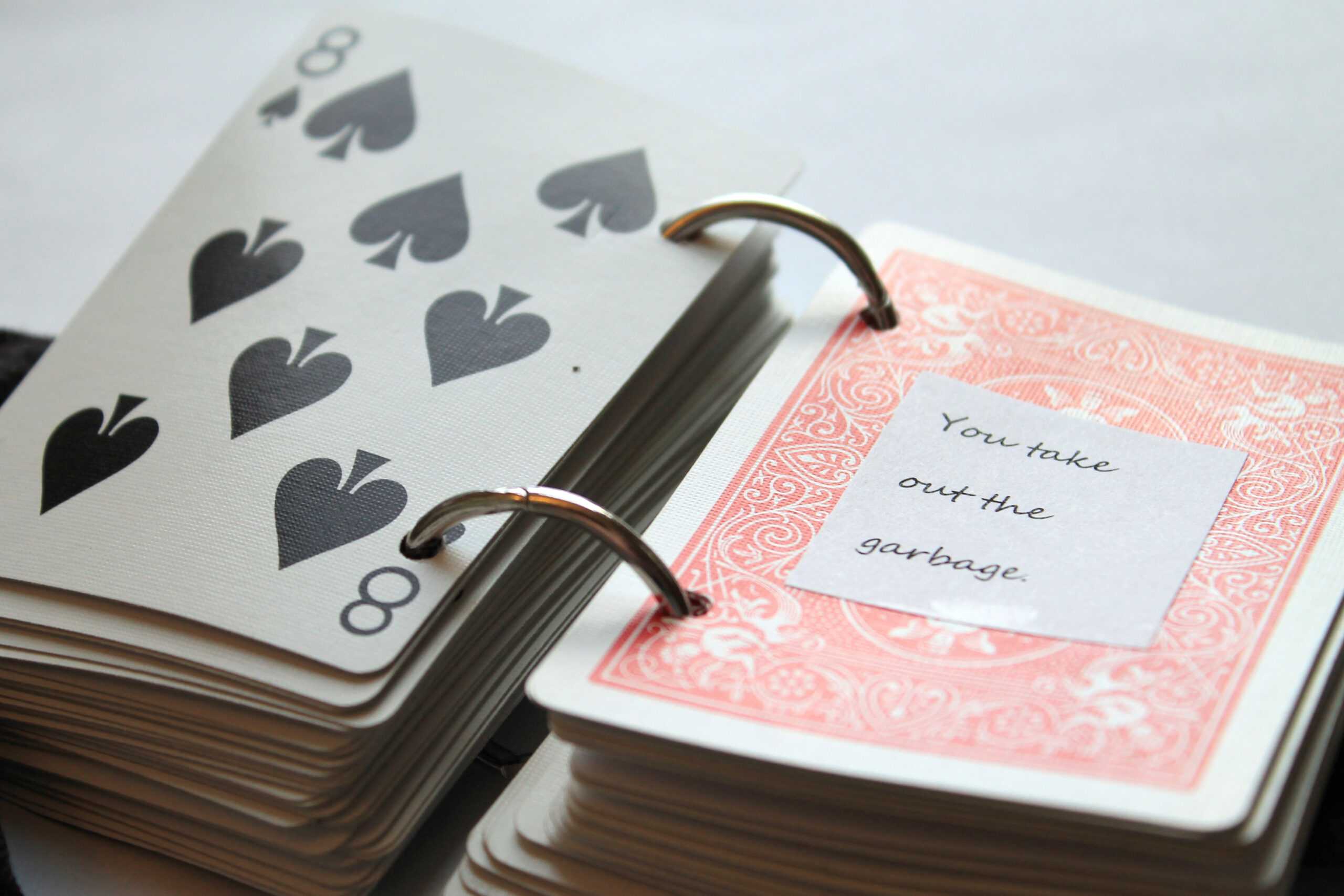 52 Reasons I Love You – Playing Card Book Tutorial Intended For 52 Things I Love About You Deck Of Cards Template