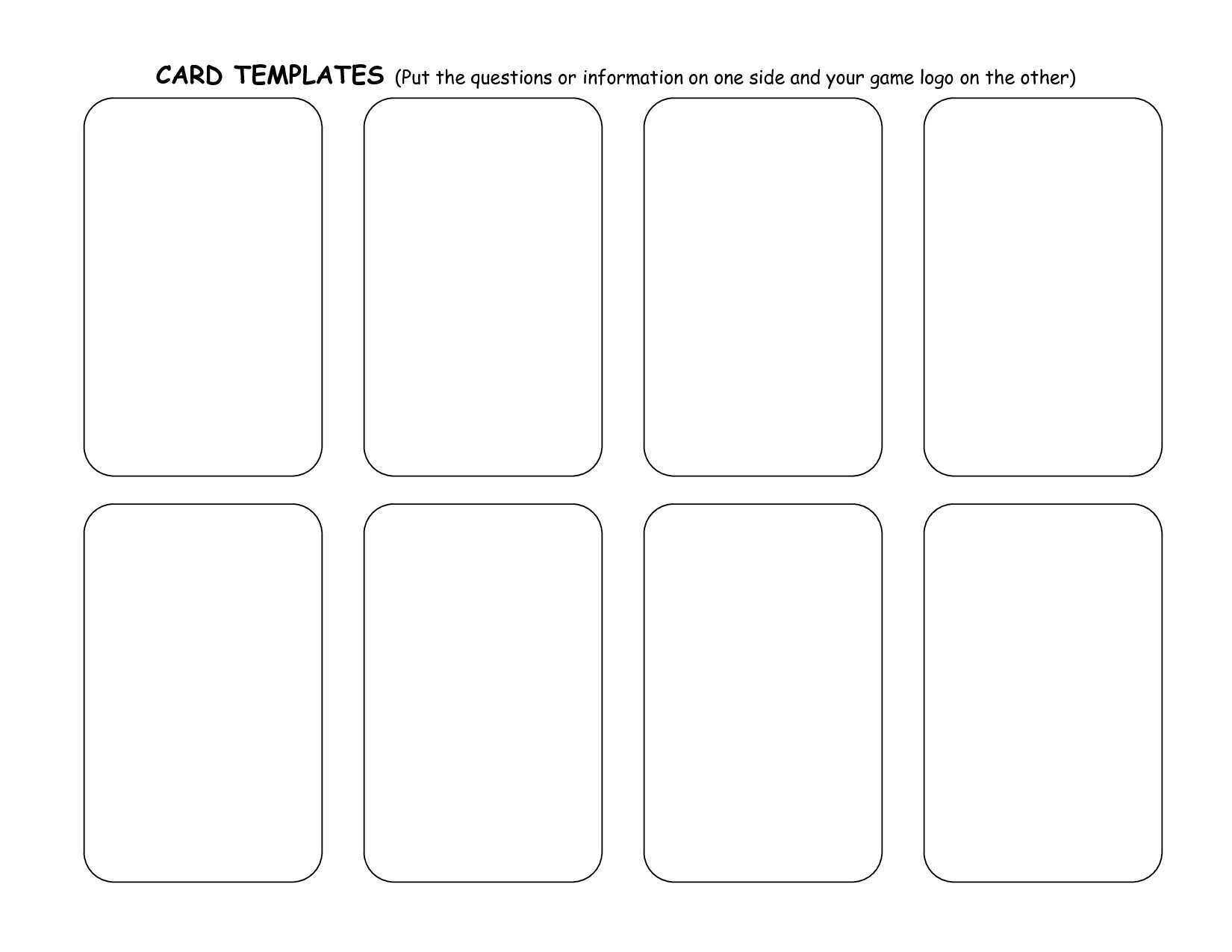 58 Free Word Template Card Game With Stunning Designword In Template For Cards In Word