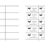 59 Format Business Card Template 8 Per Page Word With Pertaining To Gimp Business Card Template