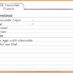 59 How To Create Recipe Card Template 3X5 Psd File For For Free Recipe Card Templates For Microsoft Word