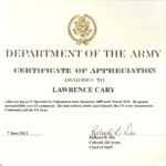 6+ Army Appreciation Certificate Templates - Pdf, Docx regarding Officer Promotion Certificate Template
