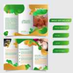 6 Page Trifold Brochure Template With Liquid Style Pertaining To Nutrition Brochure Template