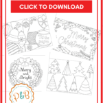 6 Unique Christmas Cards To Color Free Printable Download pertaining to Diy Christmas Card Templates