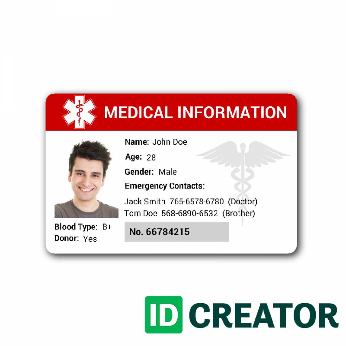 64 Creative Hospital Id Card Template Free Download Maker Pertaining To Hospital Id Card Template