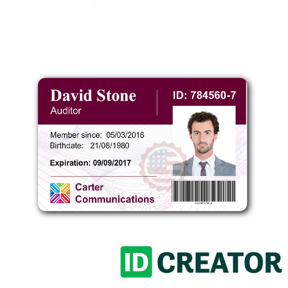 74 The Best Employee Id Card Template Ai Psd File With With Id Card Template For Microsoft Word