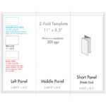 8.5" X 11" Z Fold Brochure Template – U.s. Press Intended For Brochure Folding Templates