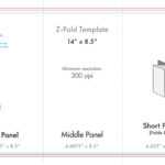 8.5" X 14" Z Fold Brochure Template – U.s. Press Pertaining To 4 Panel Brochure Template