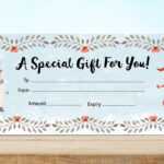 8 Amazing Gift Certificate Templates For Every Business Pertaining To Custom Gift Certificate Template