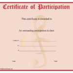 8+ Free Choir Certificate Of Participation Templates – Pdf Regarding Choir Certificate Template