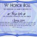 8 Printable Honor Roll Certificate Templates Samples Doc Pdf In Honor Roll Certificate Template