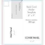 8" X 9" Rack Brochure Template (Half Fold) – U.s. Press With Regard To Half Fold Card Template