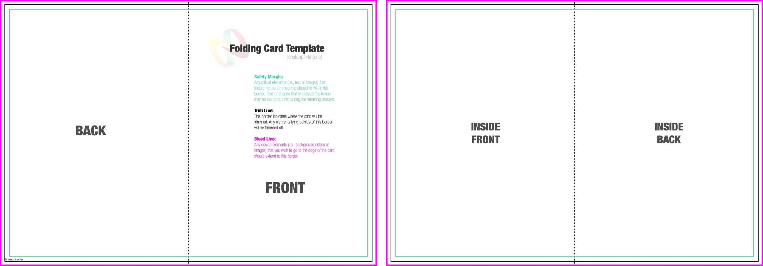 88 Create Blank Quarter Fold Card Template For Word Layouts Intended For Quarter Fold Card Template