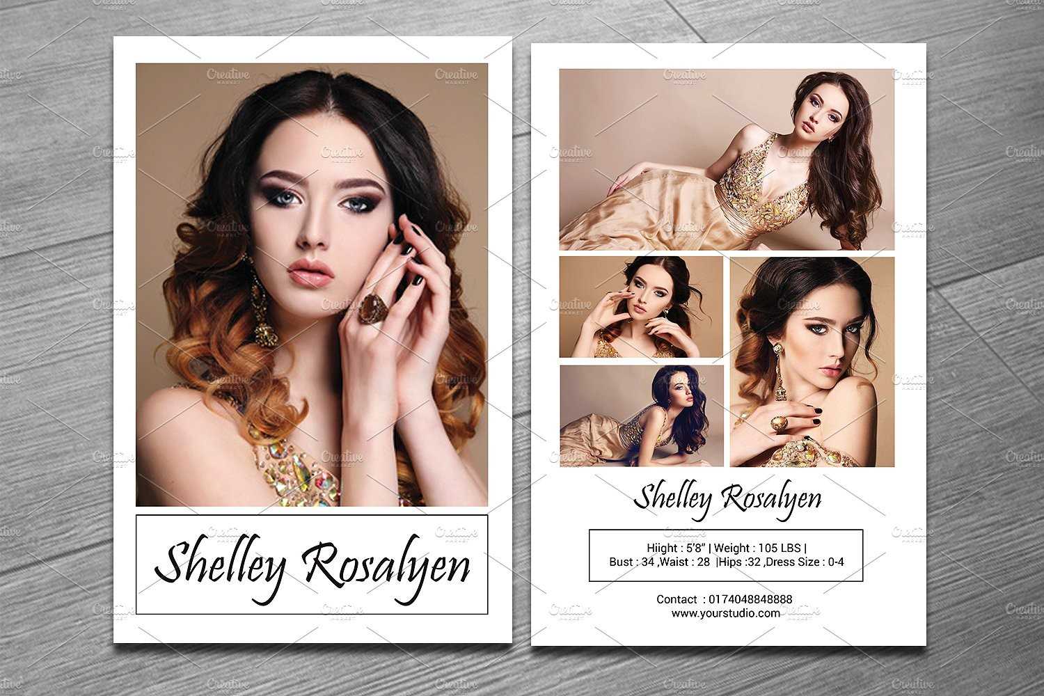 9 Comp Card Templates Free Sample Example Format Download Throughout Download Comp Card Template