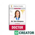96 Customize Our Free Medical Id Card Template Word Now With Regarding Free Id Card Template Word