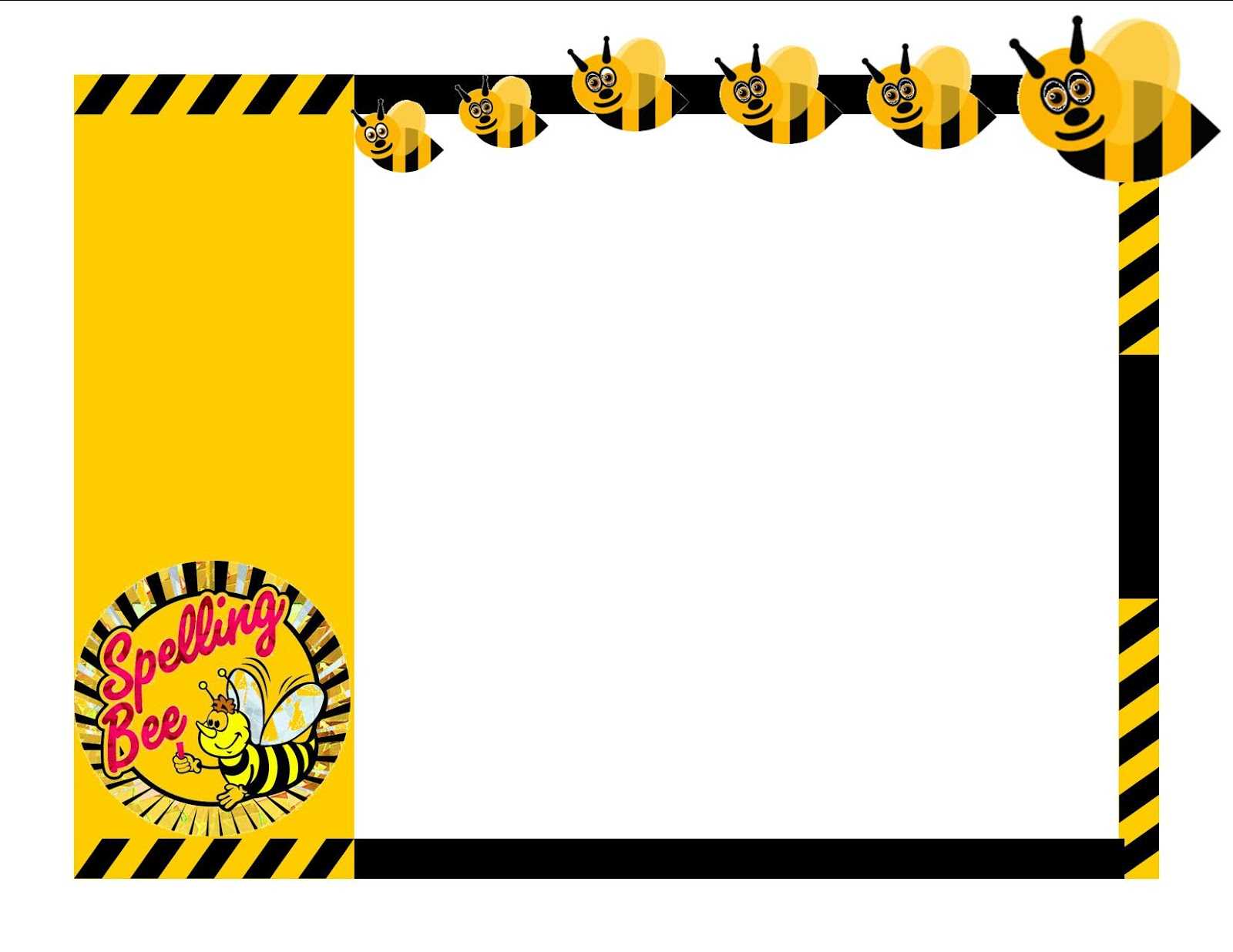 A Collection Of Free Certificate Borders And Templates With Regard To Spelling Bee Award Certificate Template
