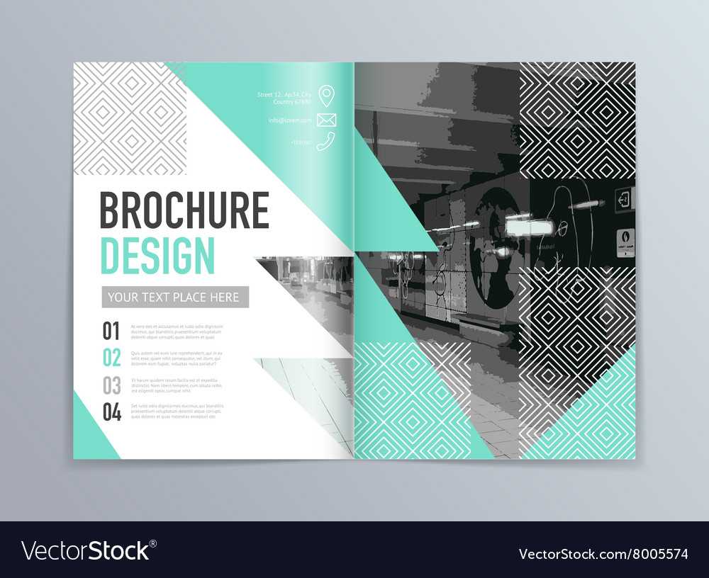 Abstract Brochure Design Template In A4 Size In Engineering Brochure Templates Free Download