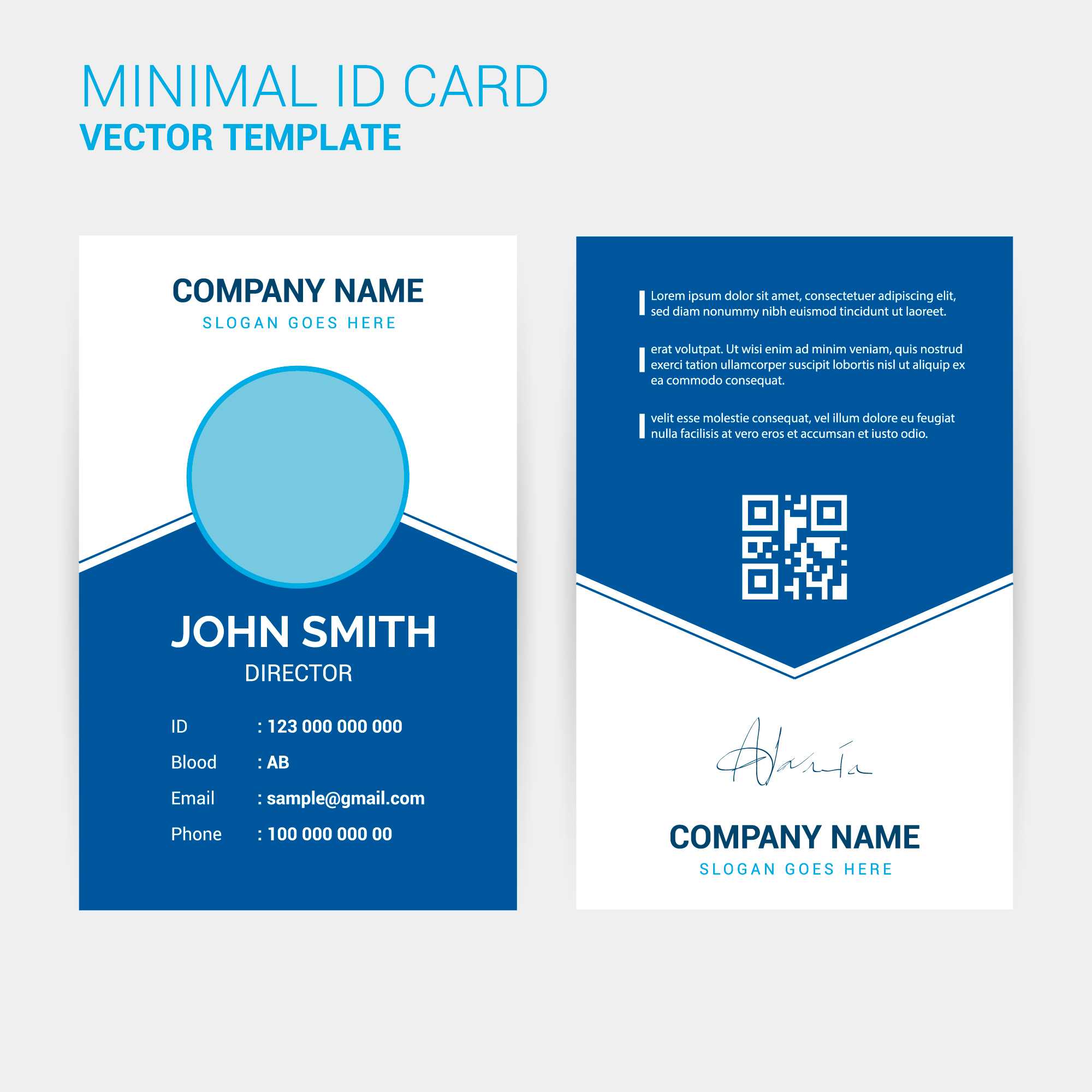 Abstract Creative Id Card Design Template – Download Free Throughout Spy Id Card Template