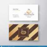 Abstract Elegant Vector Coffee Logo And Business Card Regarding Coffee Business Card Template Free