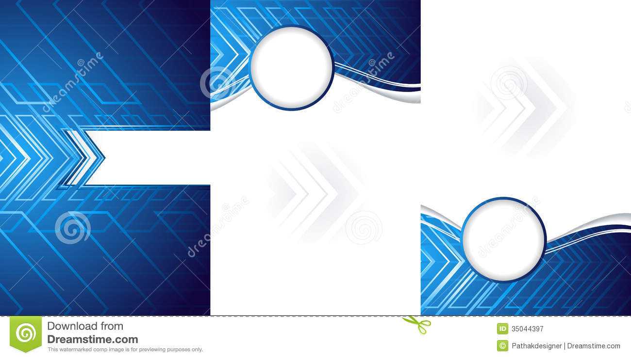 Abstract Tri Fold Brochure Template Stock Vector In Free Tri Fold Brochure Templates Microsoft Word
