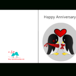 Accomplished Printable Anniversary Cards Free Online inside Anniversary Card Template Word