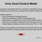 Adjutant General School Administer Awards And Decorations In Army Good Conduct Medal Certificate Template