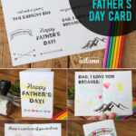 Adorable Printable Father's Day Card For Kids To Color With Regard To Fathers Day Card Template