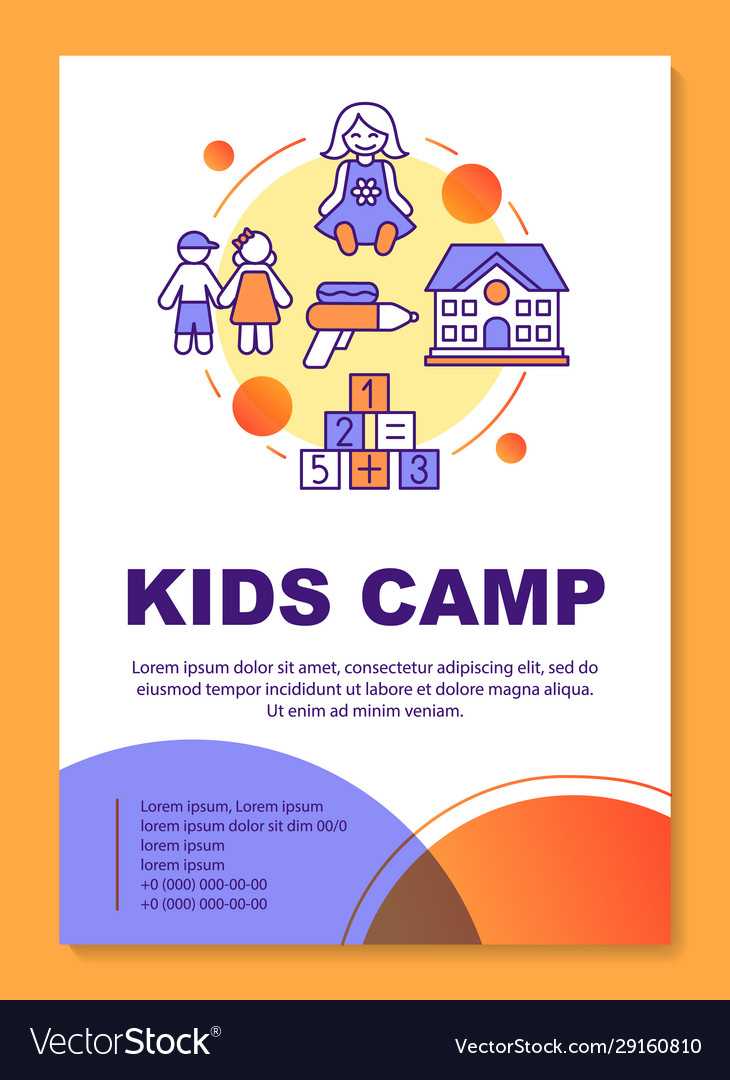 Afterschool Kids Summer Camp Brochure Template For Summer Camp Brochure Template Free Download