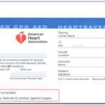 Aha Cpr Card Template | Marseillevitrollesrugby In Forklift Certification Card Template